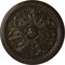 Ekena Millwork Swindon Ceiling Medallion (Fits Canopies up to 2 7/8"), 16 7/8"OD x 1 1/2"P, Stone Hearth Crackle CM16SWSHC - alternate 1